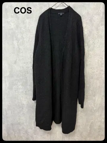 # COS 코스 블랙 롱 가디건 아우터