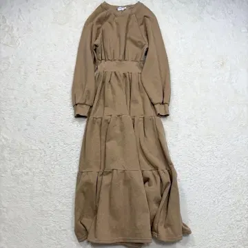 BY LOVE,J LOVE 긴팔 원피스 롱 기장 속기모 무지 캐주얼