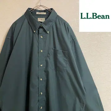L.L.Bean 90s 00s BD 셔츠 플레인 다크 그린