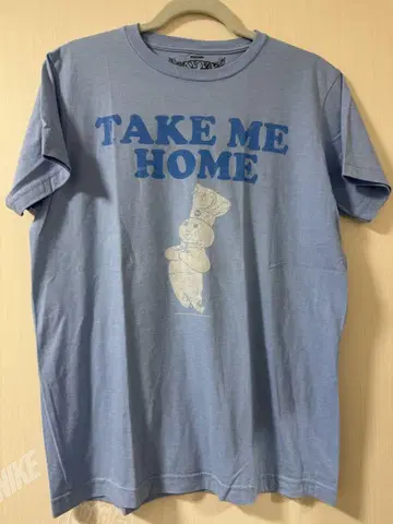 스카이블루 TAKE ME HOME 티셔츠 M 사이즈