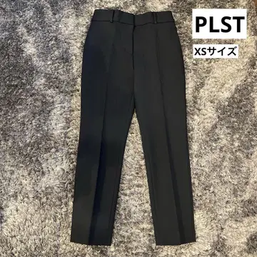 [새상품급] PLST 플라스테 스틱 팬츠(코튼 블렌드) 블랙 XS