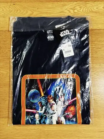유니클로 STAR WARS T셔츠 남성용 XL 네이비 미사용 새상품