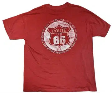 90s 빈티지 루트66 그래픽 T셔츠 XL