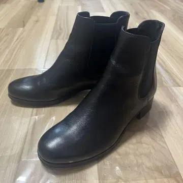 FABIO RUSCONI 파비오 루스코니 사이드 고어 부츠 블랙 23cm