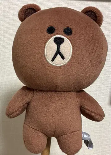 LINE FRIENDS 봉제 인형 어깨 두드림 막대 브라운