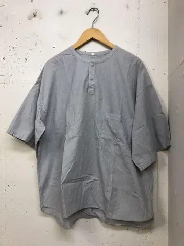 muji labo 무지 라보 헨리넥 풀오버 셔츠 S-M