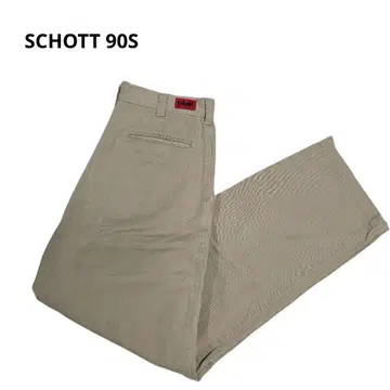 SCHOTT 베이지 치노 팬츠 90s