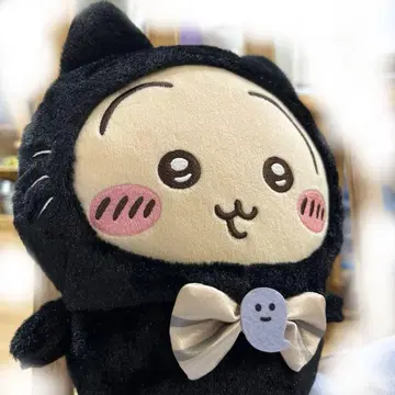 치이카와 검은 고양이 봉제 인형 토끼