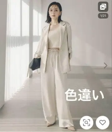 아뉴앙스 anuans 새틴 릴랙스 셋업