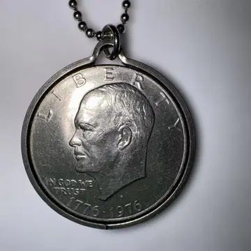 미국 1달러 동전 목걸이