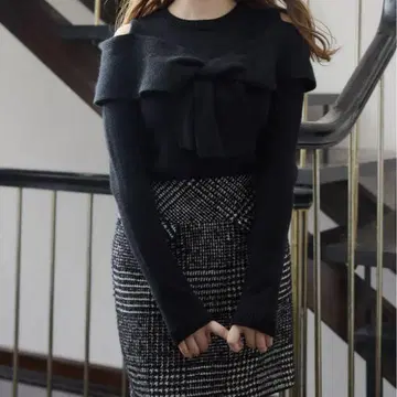 herlipto Hemingway Check Tweed Skirt