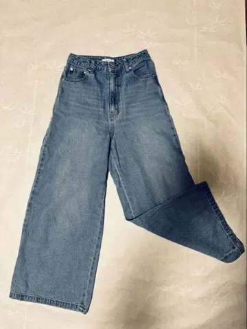 COHINA DENIM 플레어 와이드 short 하이웨스트