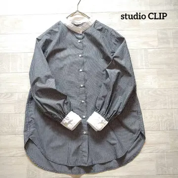 studio CLIP 스튜디오 클립 클레릭 개더 블라우스 M