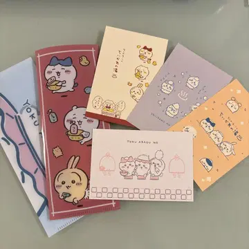 치이카와 제일복권 G상 티켓 홀더 2개 세트 엽서