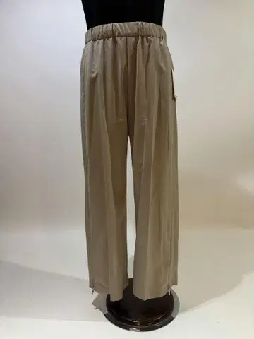 ATTACHMENT 베이지 와이드 팬츠 허리밴딩 미사용 택 포함