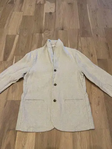 (가격 인하) evam eva 라이트 그레이 테일러드 자켓