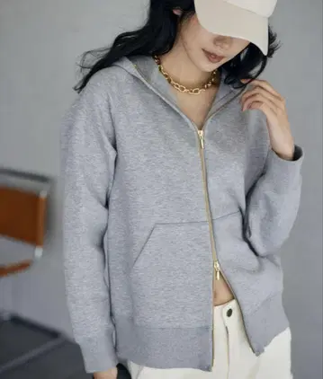 [ 새상품급 ] 밴야드 스톰 더블 페이스 후드티 후드티 그레이 size1