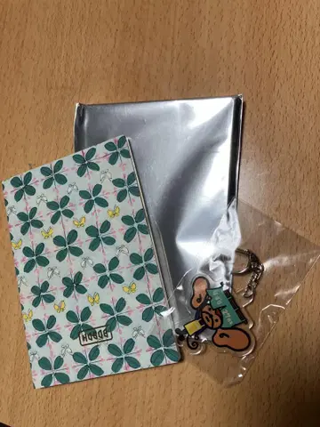 Hobonichi 꽃과 나비 디자인 세트 방안 노트 키링 포함