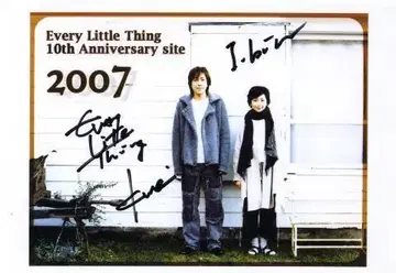 Every Little Thing 10주년 기념 친필 사인 엽서