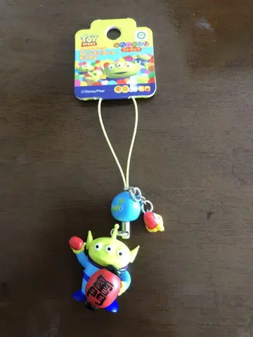 Disney 리틀 그린멘 도쿄 한정판 번개문 키링 토이스토리