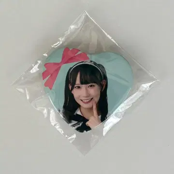 [ SKE48 ] 오무라 안 * 발렌타인 복권 캔 배지