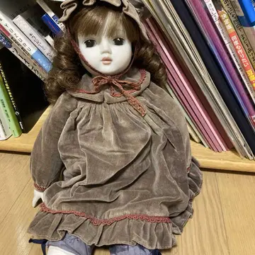 클로디 벨벳 드레스의 인형