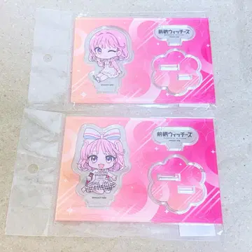 마에바시 위치즈 페탄코 아크릴 피규어 아카기 유이나 세트