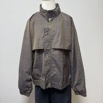 [ unknown ] 체크 블루종 자켓