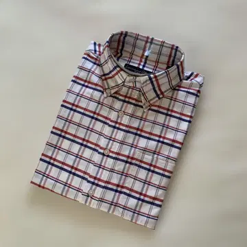 인터내셔널 갤러리 빔즈 체크 버튼 다운 셔츠 Size:L