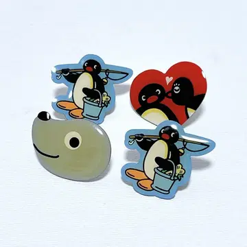 PINGU 핑구 핑가 핀 배지 2004년 제조