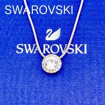 스와로브스키 목걸이 Angelic 실버 크리스탈 박스 포함 컨디션 최상