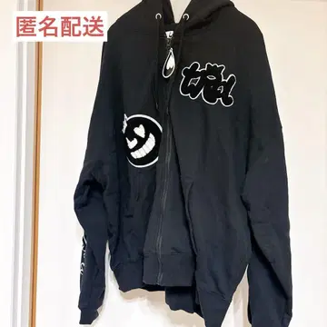 tear R drop 사가 패치 집업 후디