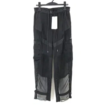 sacai 사카이 20SS 새틴 콤비네이션 시어 카고 팬츠