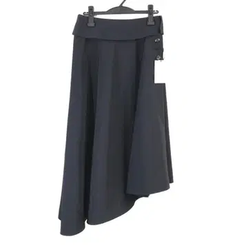 더 릴랙스 x 에디션 23AW 마린 허리 비대칭 스커트