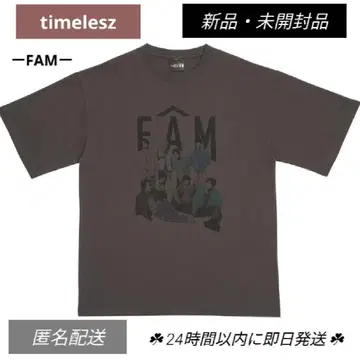 T셔츠 timelesz 타임레스 FAM 2025 차콜 그레이