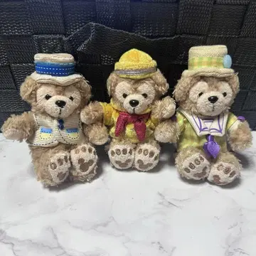 더피 봉제 인형 스트랩 세트