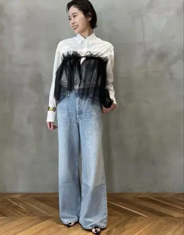 deuxieme classe 튤 뷔스티에 asauce meler