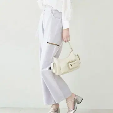 COCODEAL 리메이크 허리 슬릿 스트레치 데님 size 1