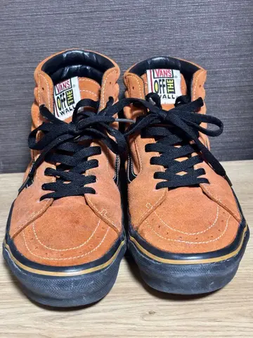 Vans 하이컷 스니커즈 오렌지