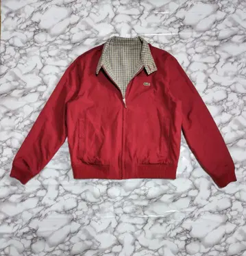 [ SALE ] LACOSTE 리버서블 스윙탑 블루종 체크