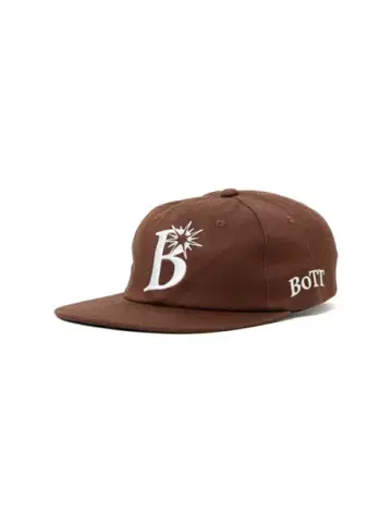 BoTT B 로고 자수 브라운 캡
