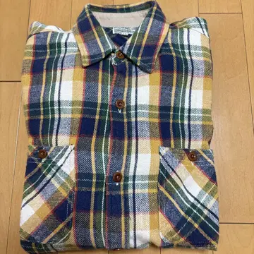 버거스 플러스 우에노 히노야 오리지널 밴드 포함 플란넬 셔츠 M 사이즈