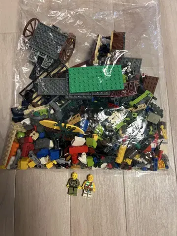 LEGO 블록과 미니 피규어 세트