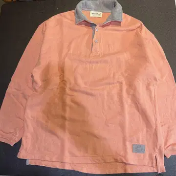 Eddie Bauer 긴팔 라거 트레이닝복 라이트 오렌지