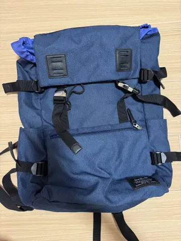 아놀드 파머 네이비 캔버스 백팩 중형