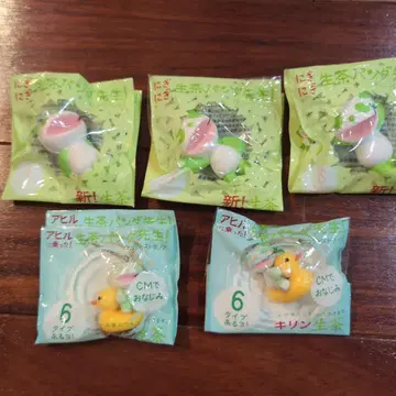 미사용 새상품 생차 팬더 마스코트 5개 세트