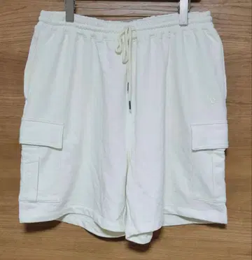 NEWERA 맨투맨 카고 숏팬츠 화이트 2XL