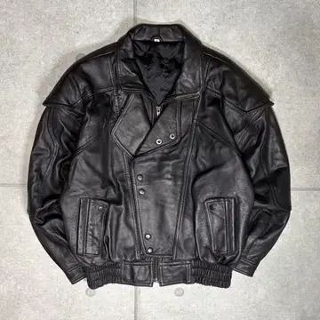 가죽 자켓 더블 라이더스 램 가죽 90s 모찌모찌감 바이커