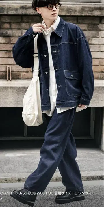 Rocky Monroe 오버사이즈 데님 재킷&팬츠