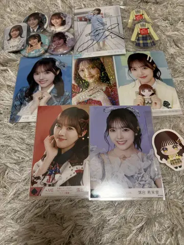 오치아이 키라리 브로마이드 컴프 세트 친필 사인